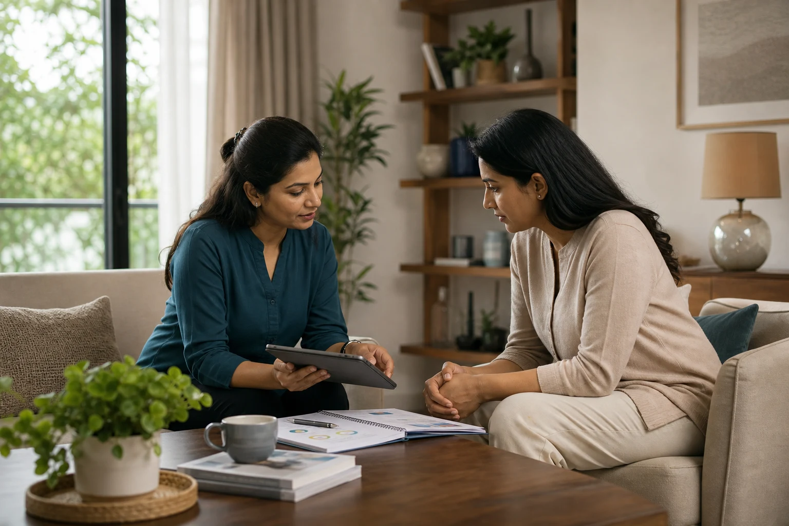 An illustrative conversation about a personal care plan